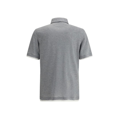 Brunello Cucinelli Seiden-Poloshirt
