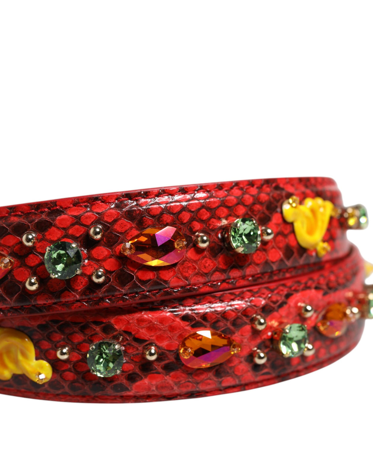 Dolce &amp; Gabbana – Mehrfarbig verzierter Schultergurt für Handtaschenzubehör