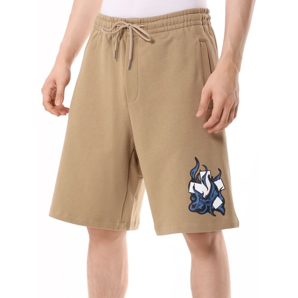 Comme Des Fuckdown – Braune Baumwollshorts