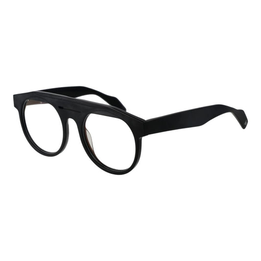 Yohji Yamamoto Schwarze Herren-Brillenfassung