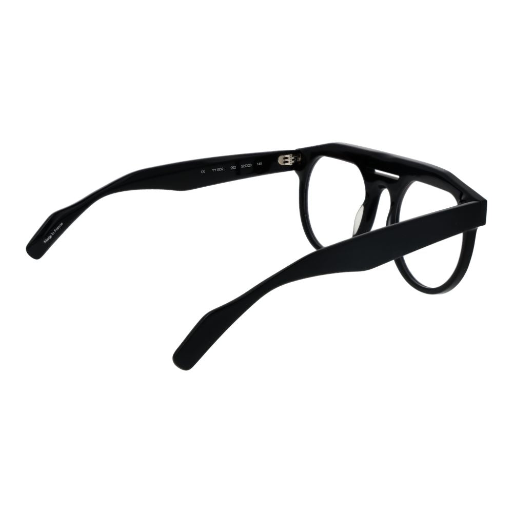 Yohji Yamamoto Schwarze Herren-Brillenfassung