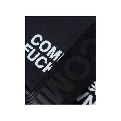 Comme Des Fuckdown Schwarze Polyester-Umhängetasche für Damen