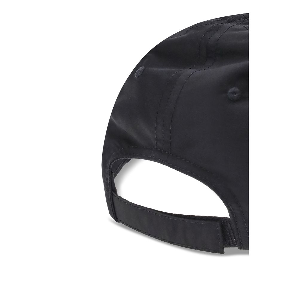 Balenciaga Schwarze Baumwollkappe (Baseballkappe)