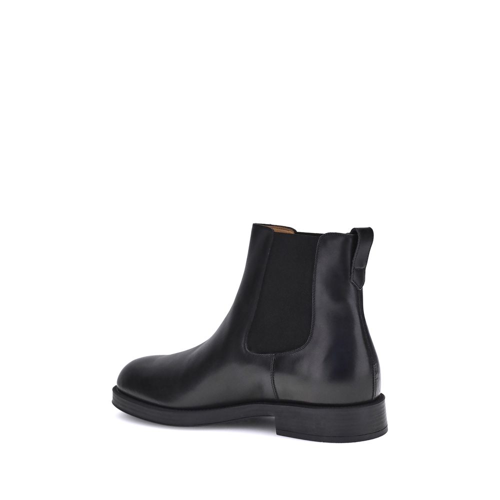Tod's Chelsea Boots aus schwarzem Kalbsleder Bos Taurus
