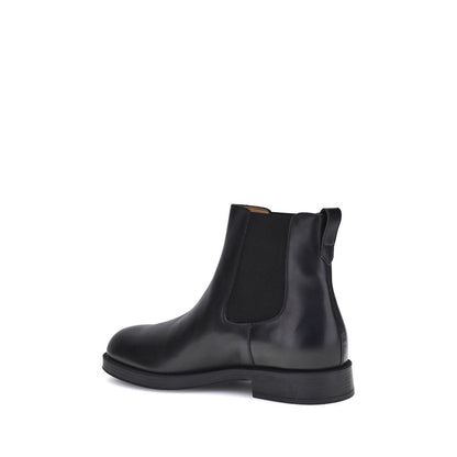 Tod's Chelsea Boots aus schwarzem Kalbsleder Bos Taurus