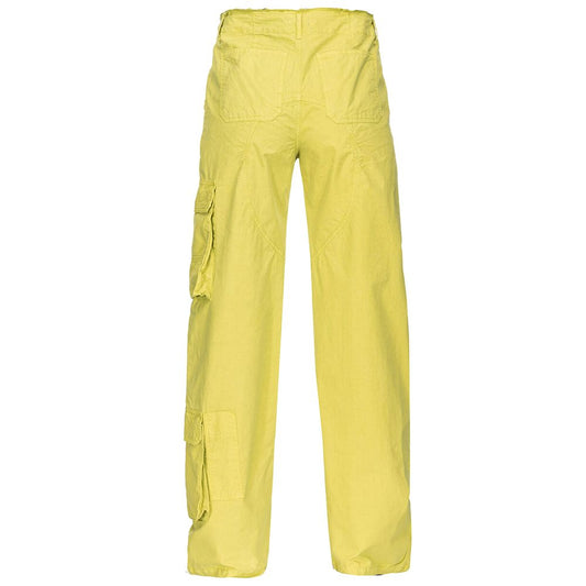 PINKO Green Cotton Women Cargo Pant