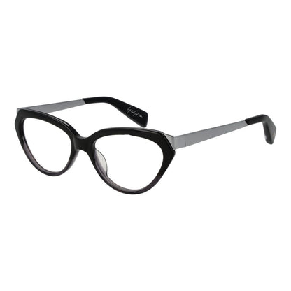 Yohji Yamamoto Schwarze Acetat-Brille (Gestell)