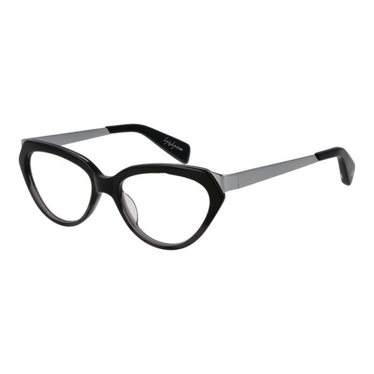 Yohji Yamamoto Schwarze Acetat-Brille (Gestell)