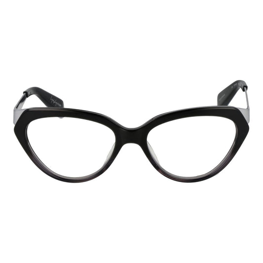 Yohji Yamamoto Schwarze Acetat-Brille (Gestell)