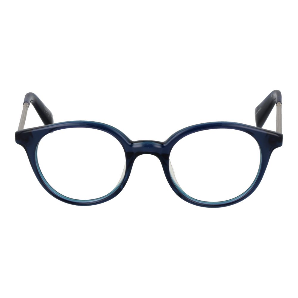 Yohji Yamamoto Blaue Acetat-Brille (Gestell)