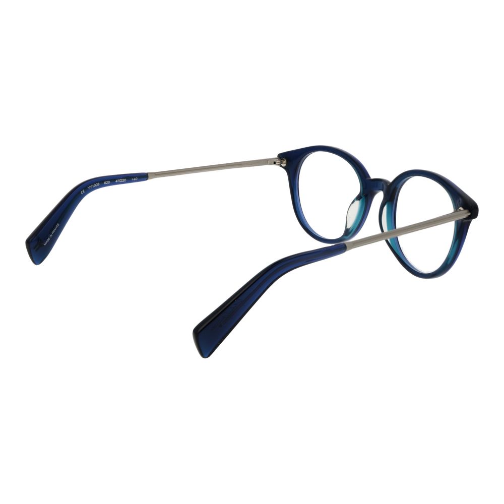 Yohji Yamamoto Blaue Acetat-Brille (Gestell)