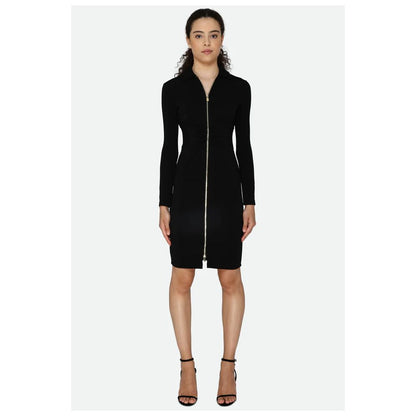 PINKO Black Viscose Dress