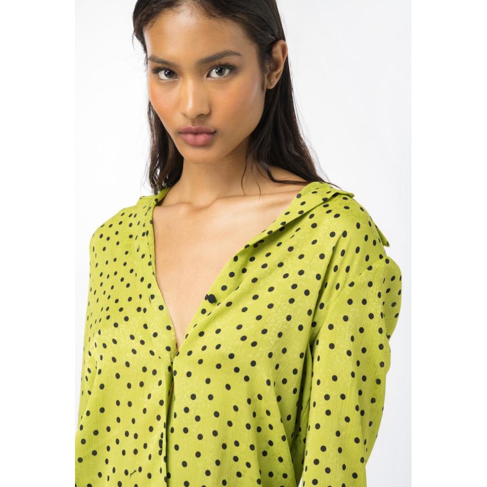 PINKO Green Polyester Shirt
