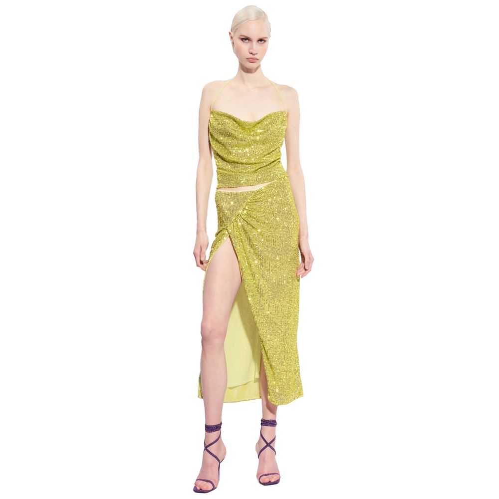 PINKO Green Polyester Women Top