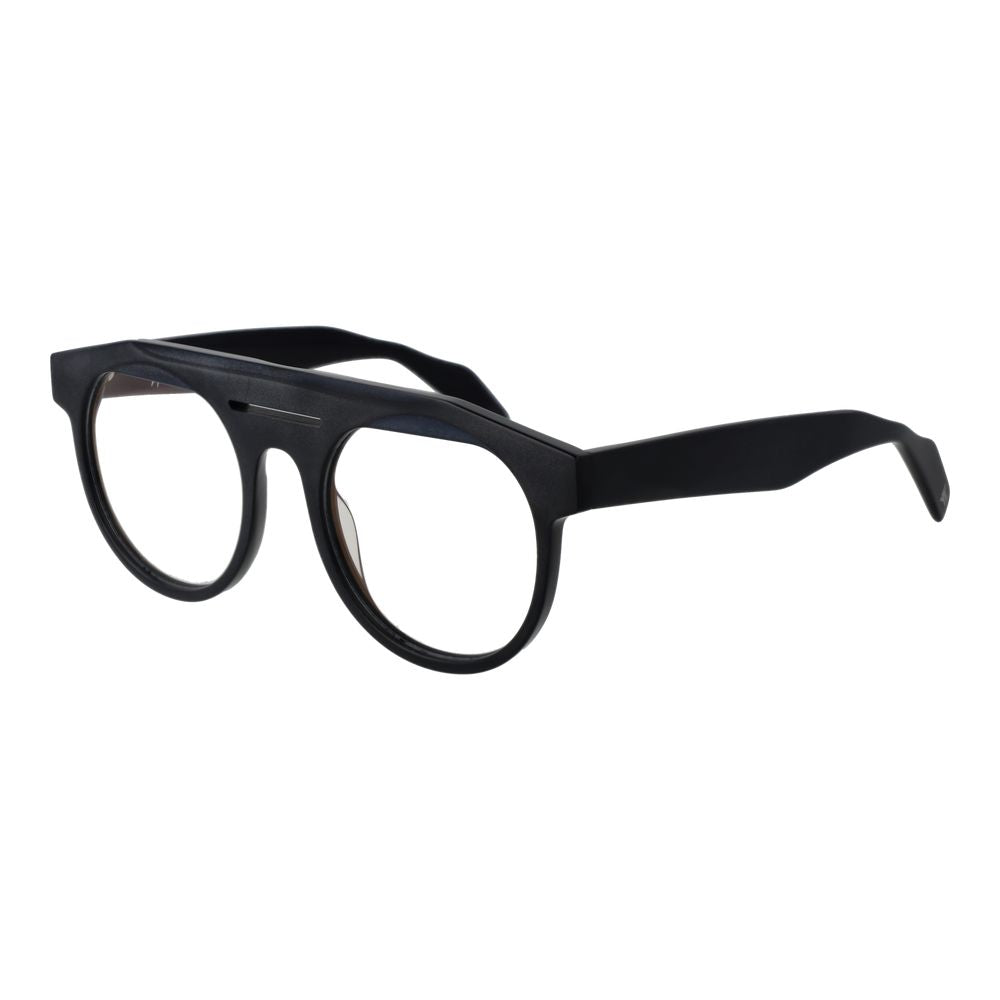 Yohji Yamamoto Schwarze Herren-Brillenfassung