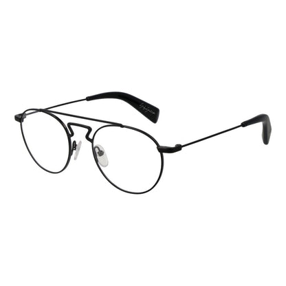 Yohji Yamamoto Schwarze Herren-Brillenfassung
