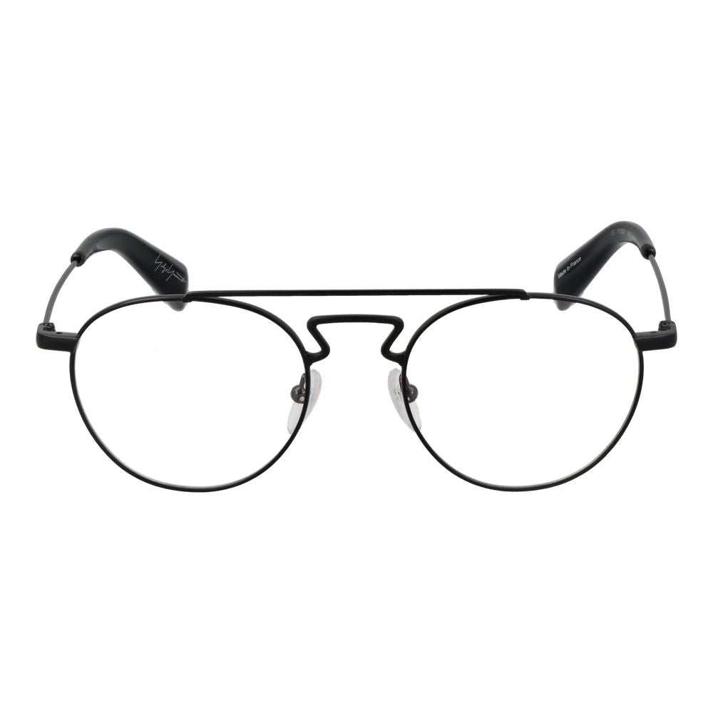 Yohji Yamamoto Schwarze Herren-Brillenfassung