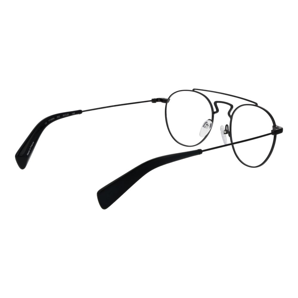 Yohji Yamamoto Schwarze Herren-Brillenfassung