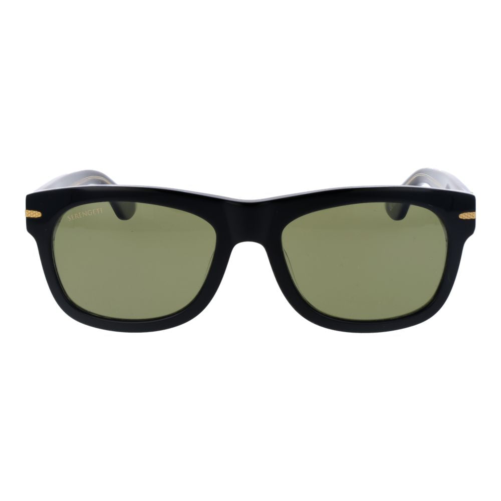 Serengeti Schwarze Unisex-Sonnenbrille