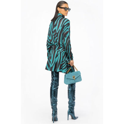 PINKO Green Viscose Dress