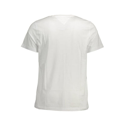 Tommy Hilfiger – Weißes Baumwoll-T-Shirt