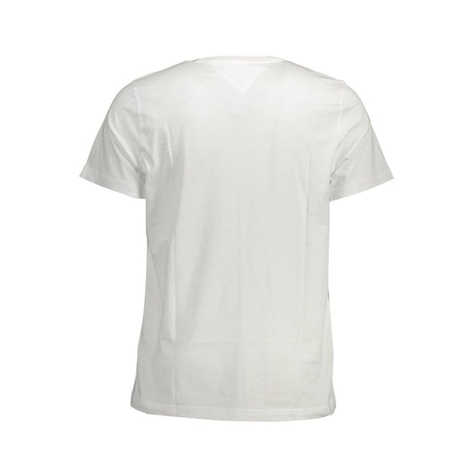 Tommy Hilfiger – Weißes Baumwoll-T-Shirt