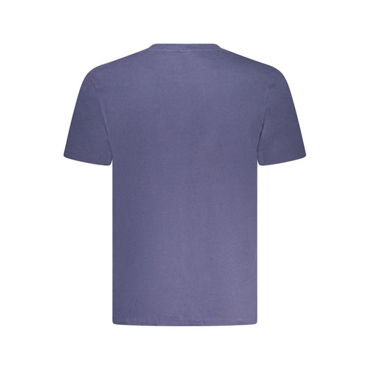 Wrangler – Blaues Baumwoll-T-Shirt