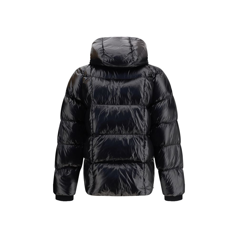 Dsquared² Schwarze, durchgehende Jacke aus Polyamid