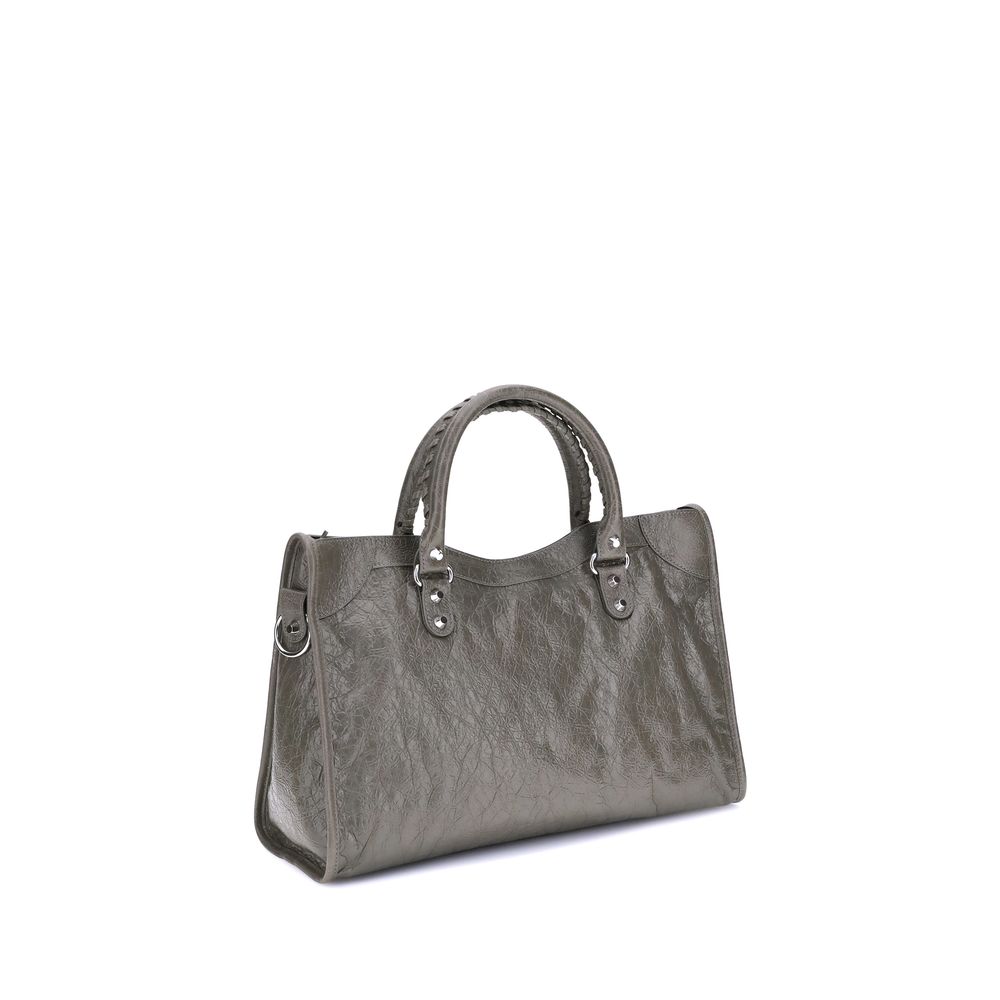Balenciaga Grüne Kalbsleder Bos Taurus Schultertasche