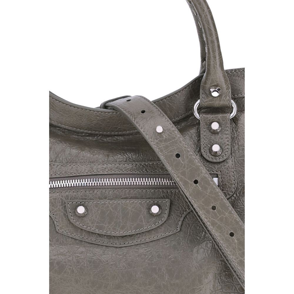 Balenciaga Grüne Kalbsleder Bos Taurus Schultertasche