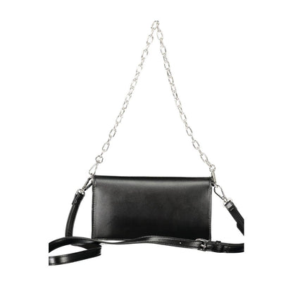 Mario Valentino Black Polyethylene Women Handbag