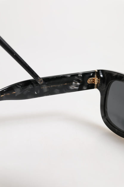 Dolce &amp; Gabbana – Domenico Deep Shades – Sonnenbrille mit perlweißem Acetatrahmen