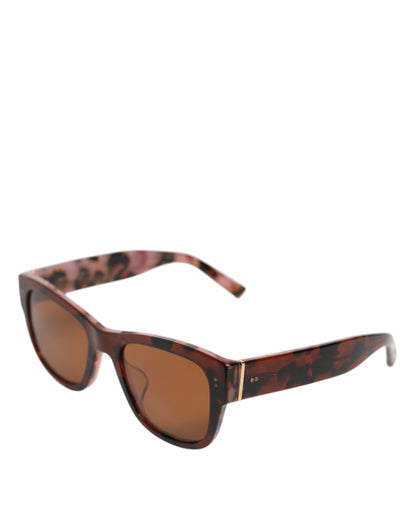 Dolce &amp; Gabbana Havanna Braun Schwarz Exzentrische Sartorial Eyewear Sonnenbrille