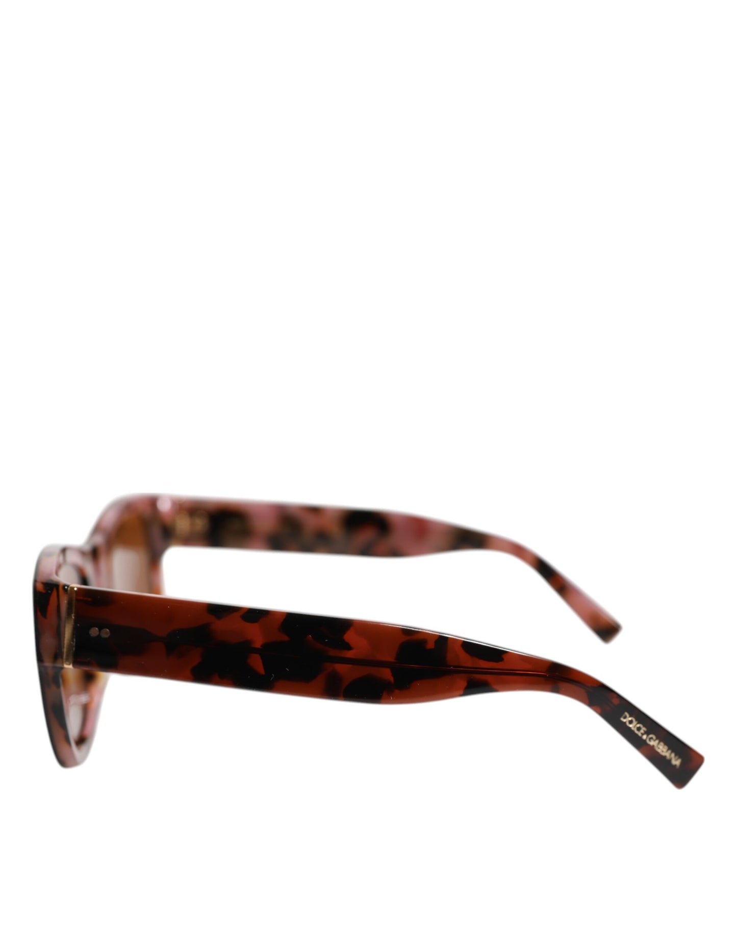Dolce &amp; Gabbana Havanna Braun Schwarz Exzentrische Sartorial Eyewear Sonnenbrille