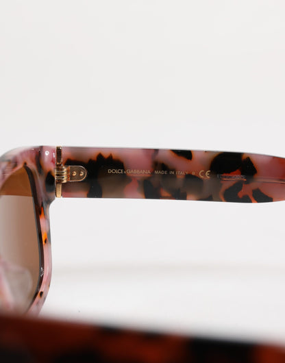 Dolce &amp; Gabbana Havanna Braun Schwarz Exzentrische Sartorial Eyewear Sonnenbrille