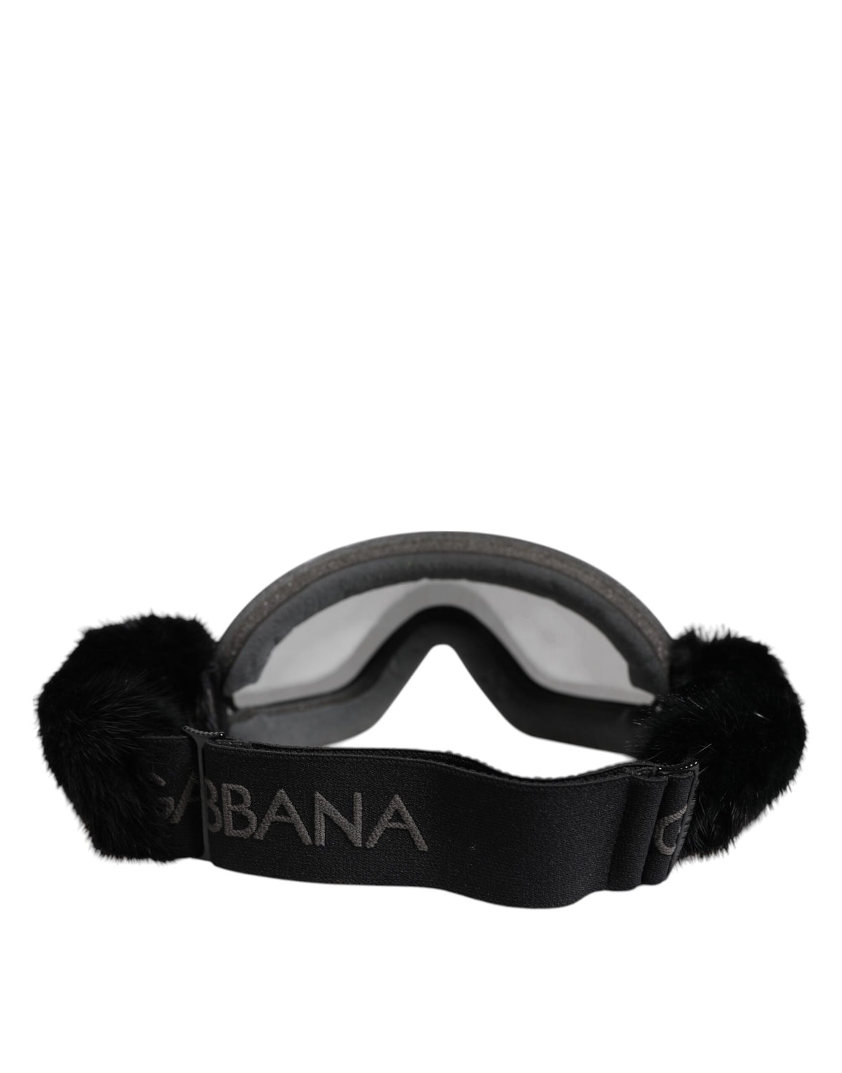 Dolce &amp; Gabbana Schwarze Bi0759 Skibrillen-Sonnenbrille mit verspiegelter Spitze