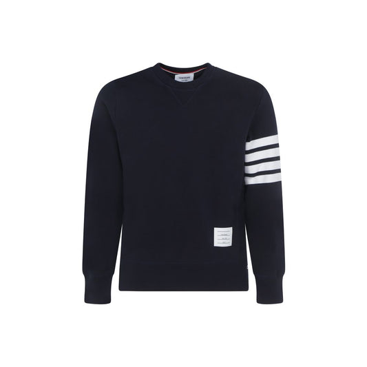 Thom Browne Blaues Baumwoll-Sweatshirt