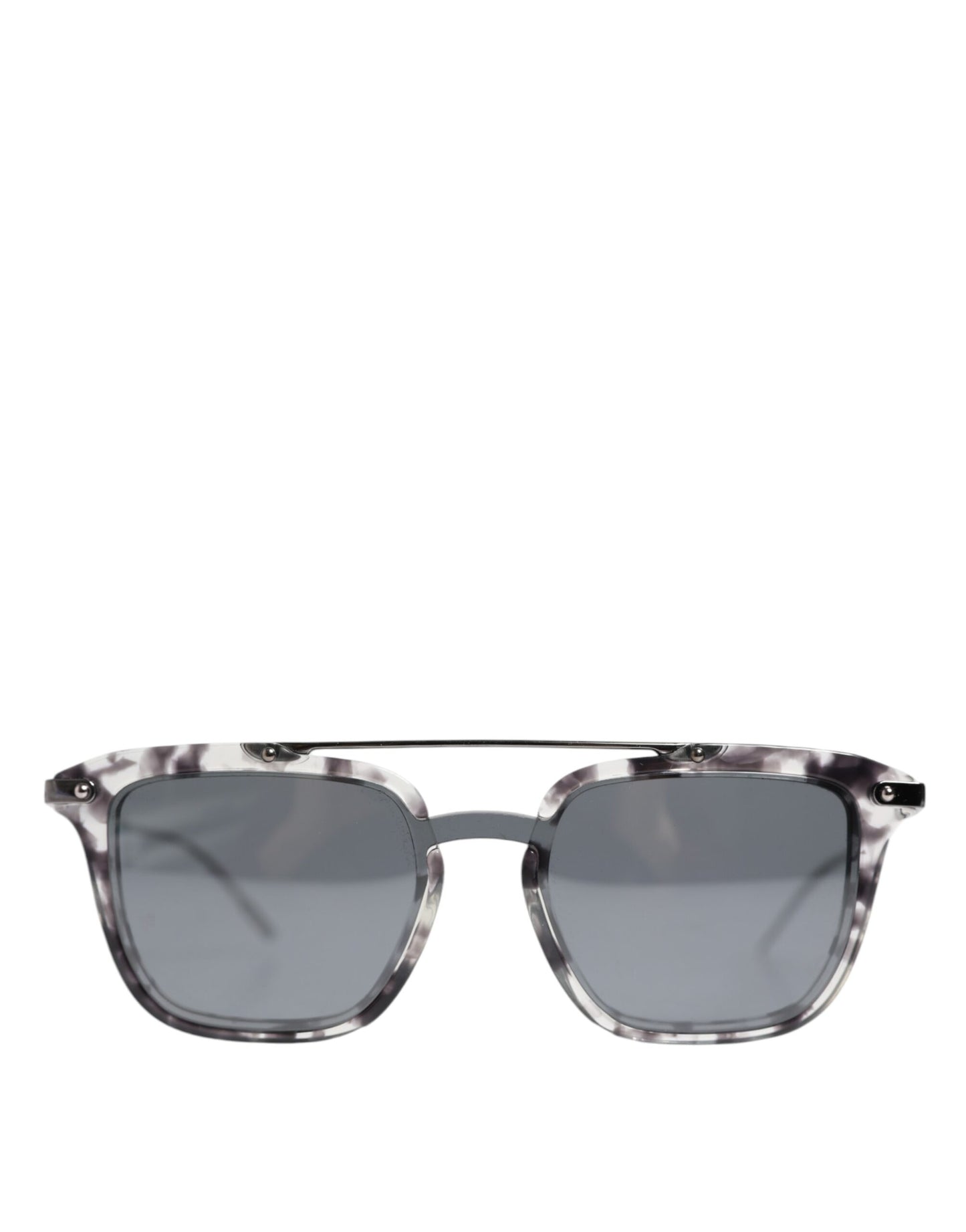 Dolce &amp; Gabbana Grau Havana Acetat Square DG4327 Brillen Sonnenbrille