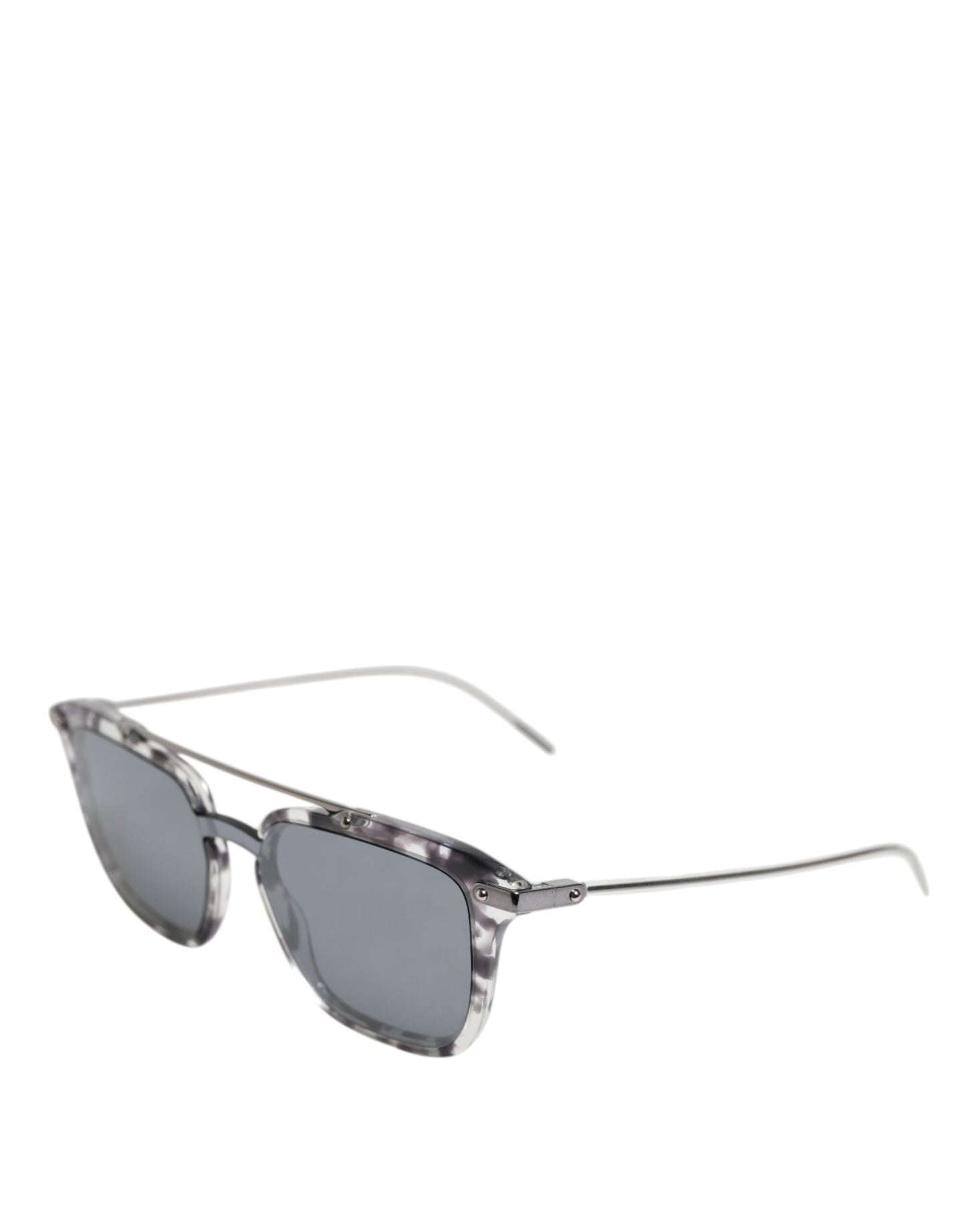 Dolce &amp; Gabbana Grau Havana Acetat Square DG4327 Brillen Sonnenbrille