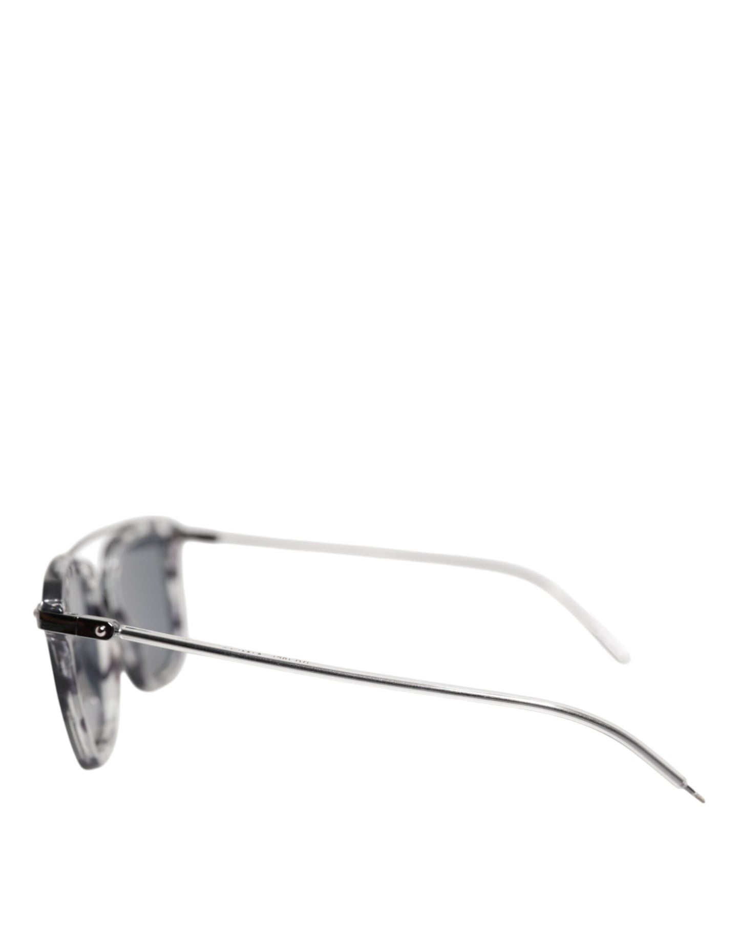Dolce &amp; Gabbana Grau Havana Acetat Square DG4327 Brillen Sonnenbrille