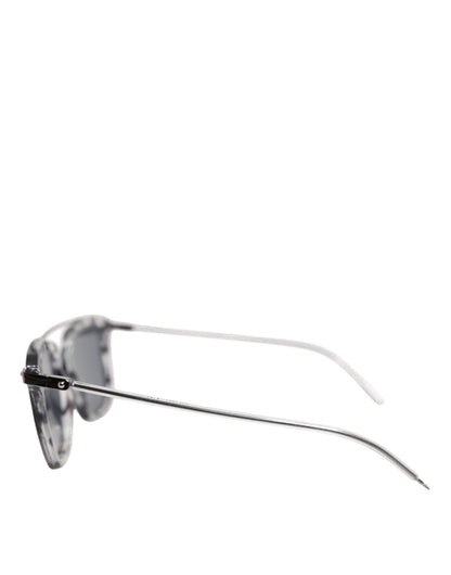 Dolce &amp; Gabbana Grau Havana Acetat Square DG4327 Brillen Sonnenbrille