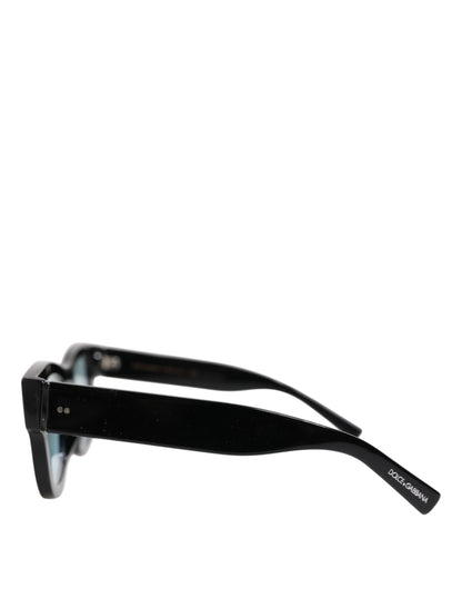 Dolce &amp; Gabbana Blau Schwarz Marmoriertes Metall DG2215K Brillen Sonnenbrille