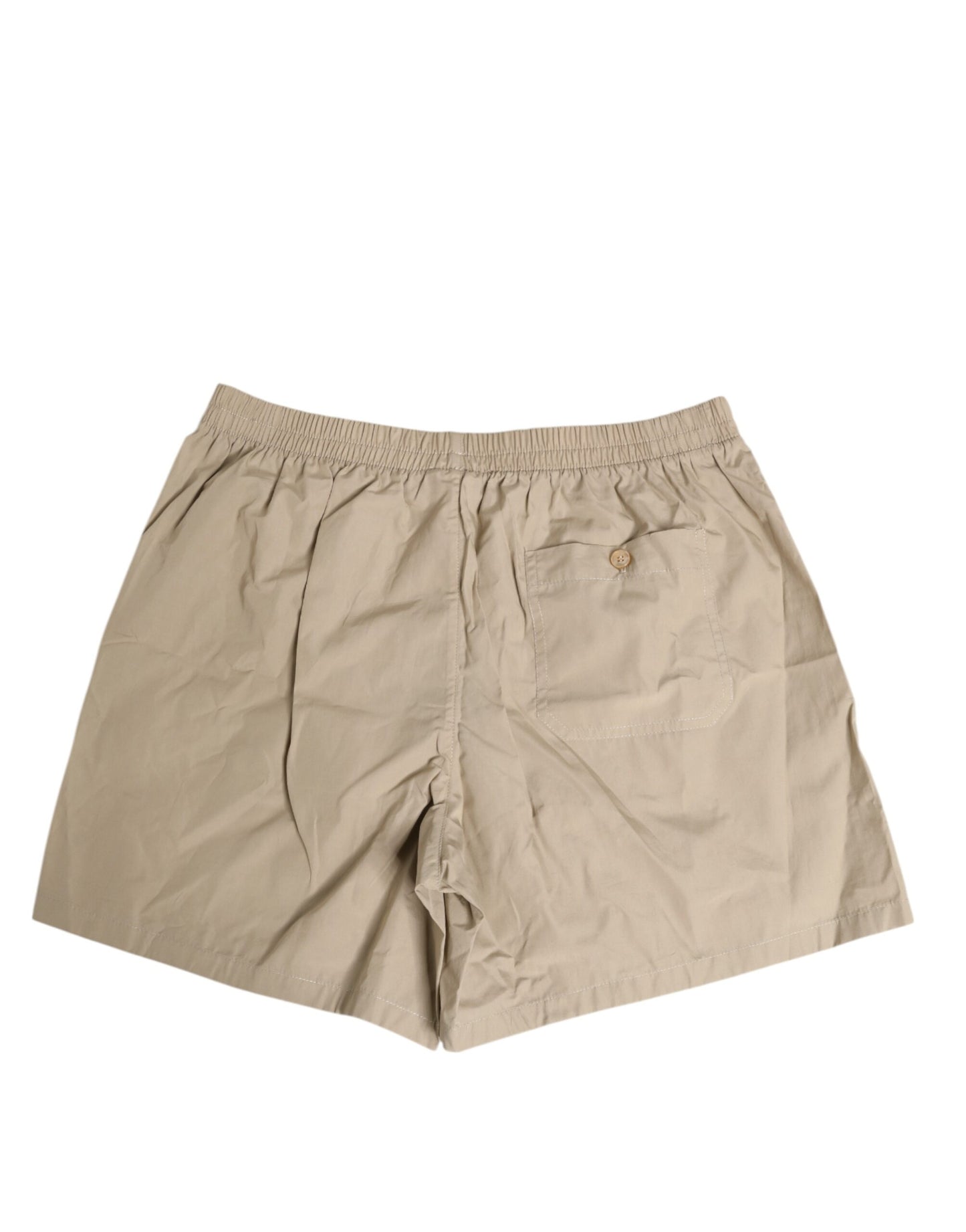 Dolce &amp; Gabbana – Beigefarbene Boxershorts aus Baumwolle in regulärer Passform
