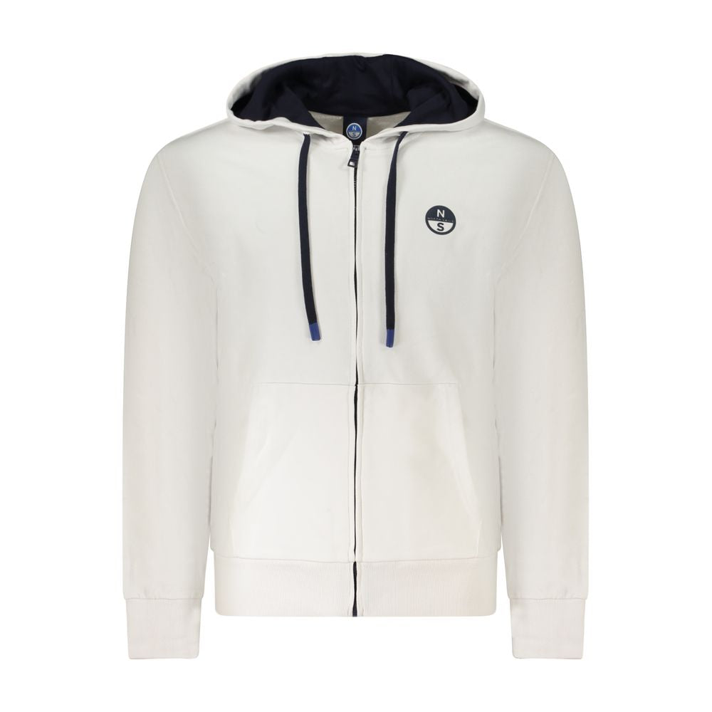 North Sails White Cotton Men Sweater