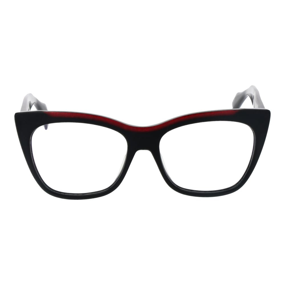Yohji Yamamoto Schwarze Herren-Brillenfassung