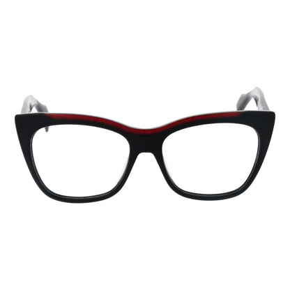 Yohji Yamamoto Schwarze Herren-Brillenfassung