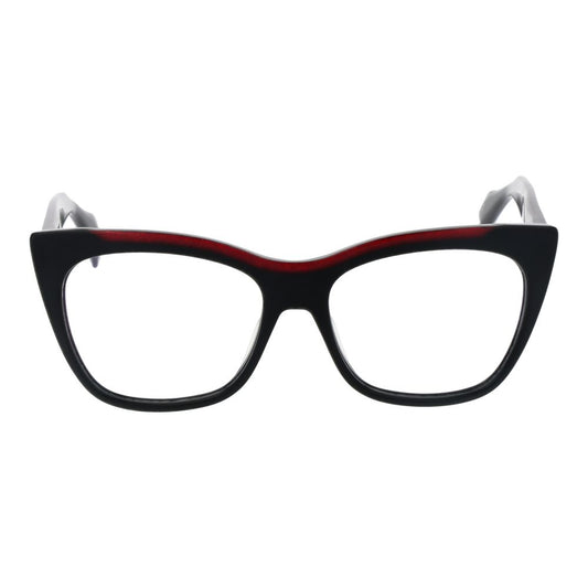 Yohji Yamamoto Schwarze Herren-Brillenfassung