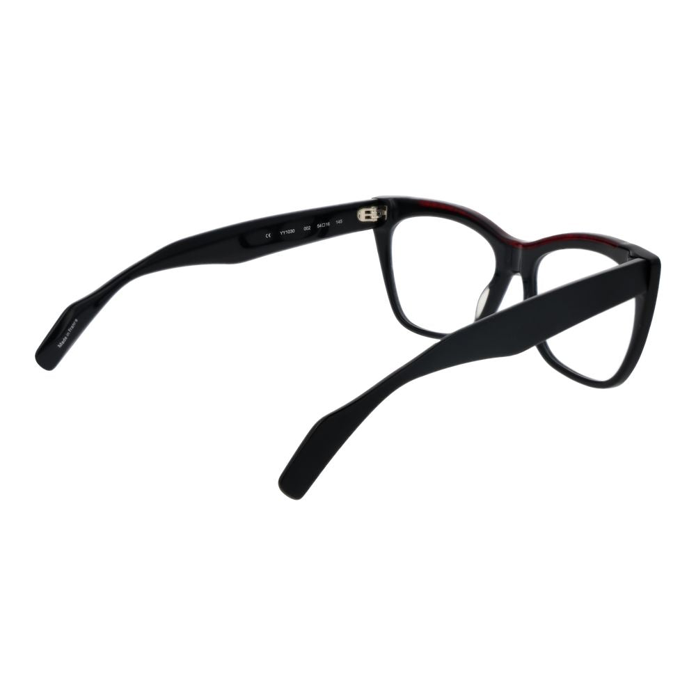 Yohji Yamamoto Schwarze Herren-Brillenfassung