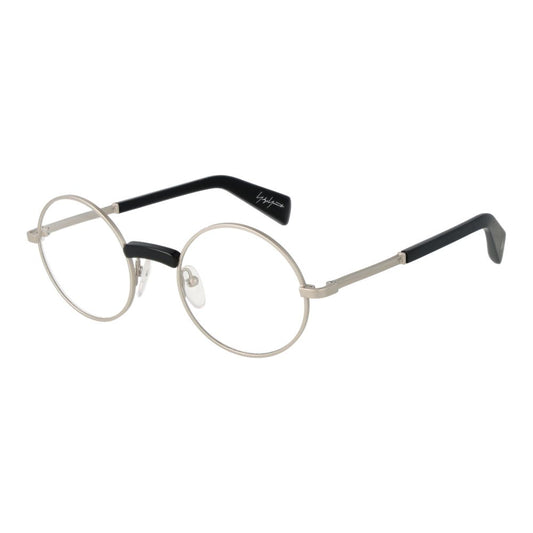 Yohji Yamamoto Brille (Gestell) aus silberfarbenem Metall