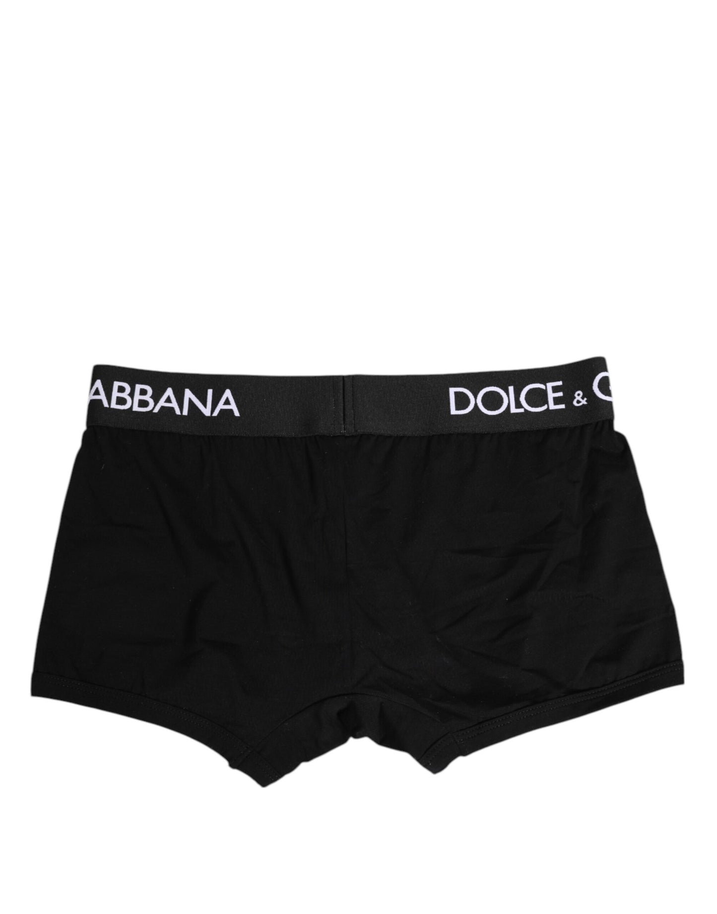 Dolce &amp; Gabbana – Schwarze Boxershorts aus Baumwollstretch in regulärer Passform